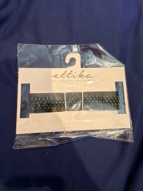 ettika Black chocker necklace